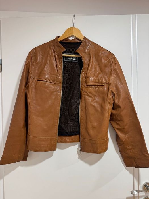 Skórzana kurtka Versace