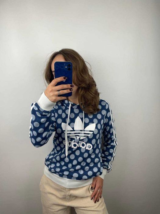 Жіноча спортивна кофта , худі , кенгуру adidas