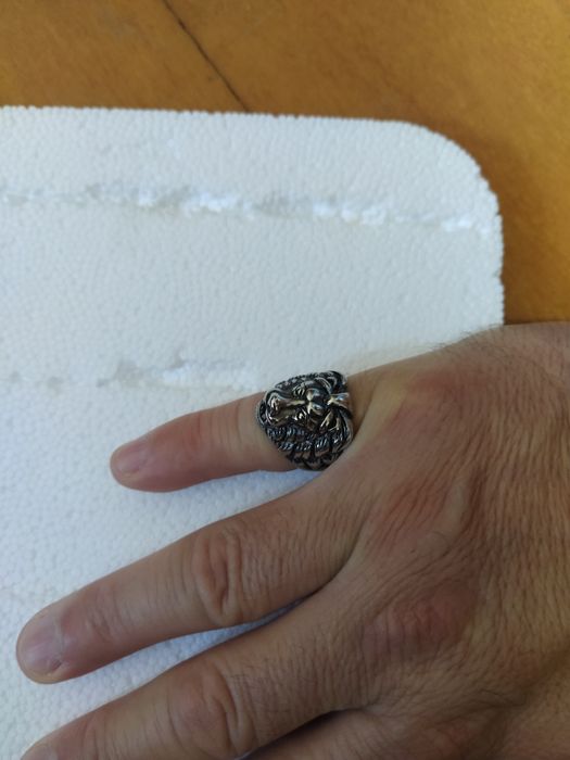 Aneis caveira e urso