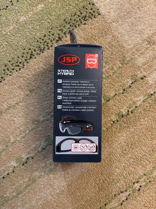 Okulary JSP Stealth Hybryd, NOWE