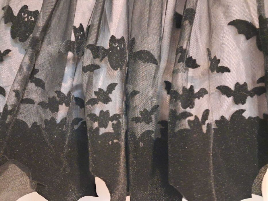 Halloween_ saia para menina 4-6 anos