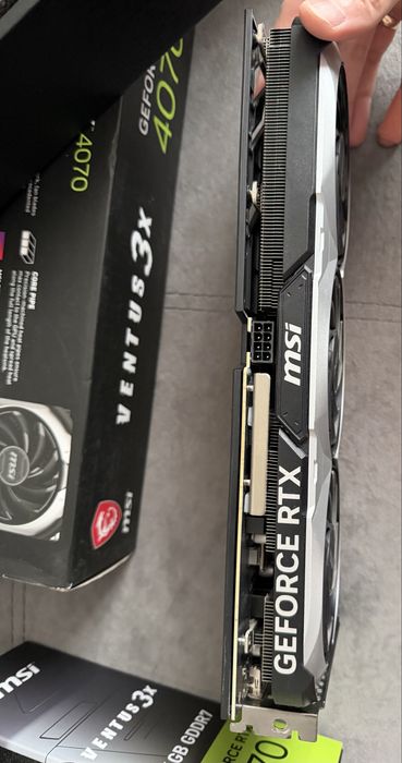 Відеокарта MSI GeForce RTX 4070 VENTUS 3X E1 OC +гарантія