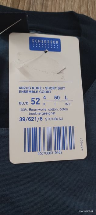 Piżama męska Schiesser, jakość