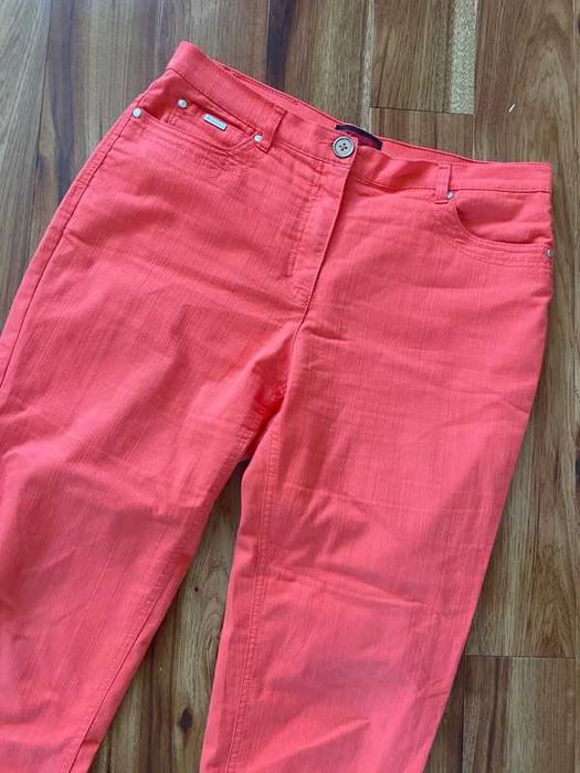 Brandtex mary rurki spodnie cygaretki 7/8 koral roz pastele xxl 44