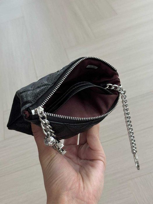 Portfel Chanel ze skóry typu caviar