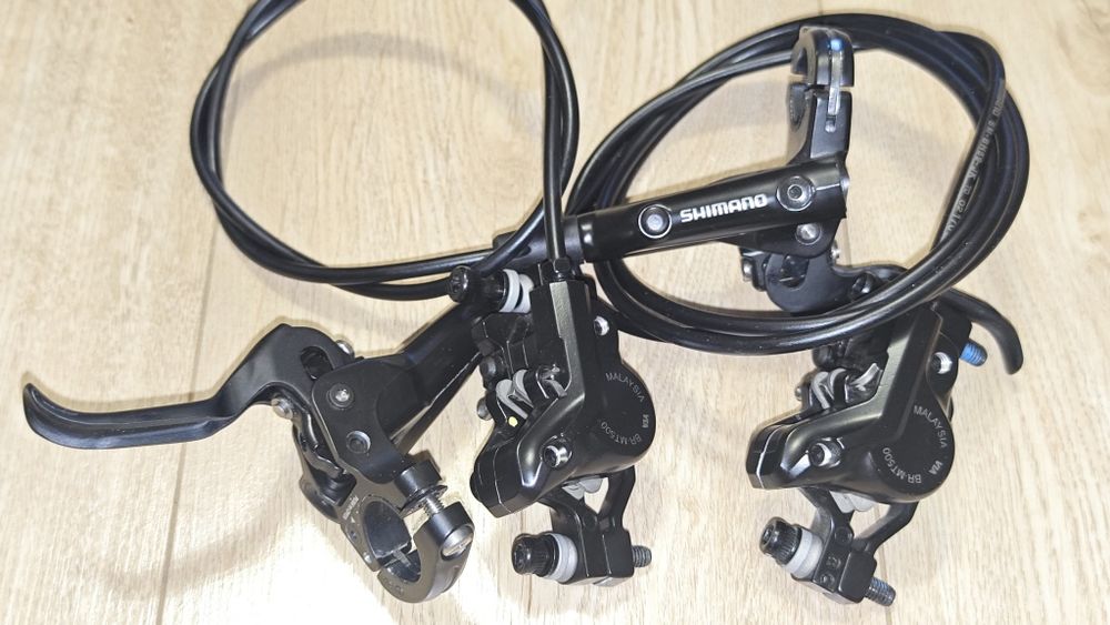 Hamulce Shimano MT501 / MT500 komplet przód tył – nowe z demontażu
