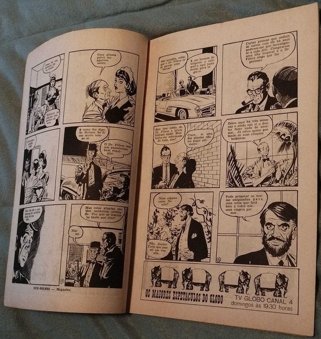 BD rara de 1964 - Edição Extra Nick Holmes (Rip Kirby no Brasil)