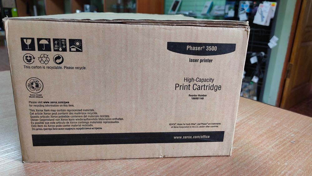 Картридж ОРИГИНАЛЬНЫЙ для Xerox Phaser 3500  106R01148 Black 106R01148
