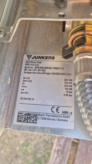 Podgrzewacz przepływowy Junkers HydroPower WRD 14-2 G23 – 100% sprawny