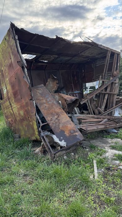 Вагончик будівельний на металолом