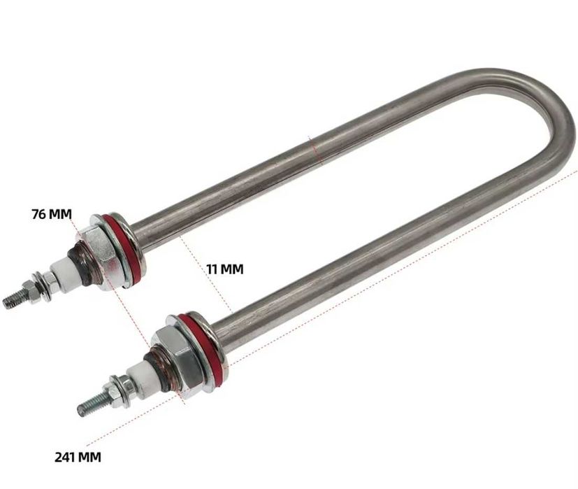 Resistência 100W Metal 220v - Humidificador para chocadeiras