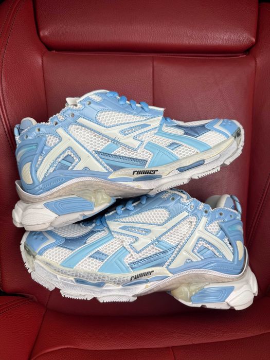(ОПЛАТА ПІСЛЯ ОГЛЯДУ)Balenciaga Runner Blue White Баленсіага Ранер