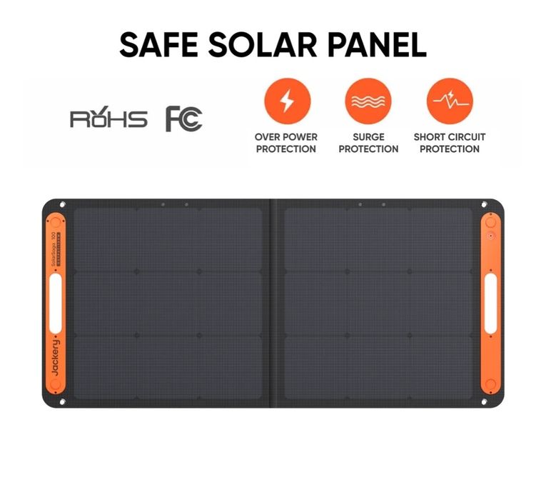 Нова сонячна панель Jackery SolarSaga 100W | Портативна зарядка