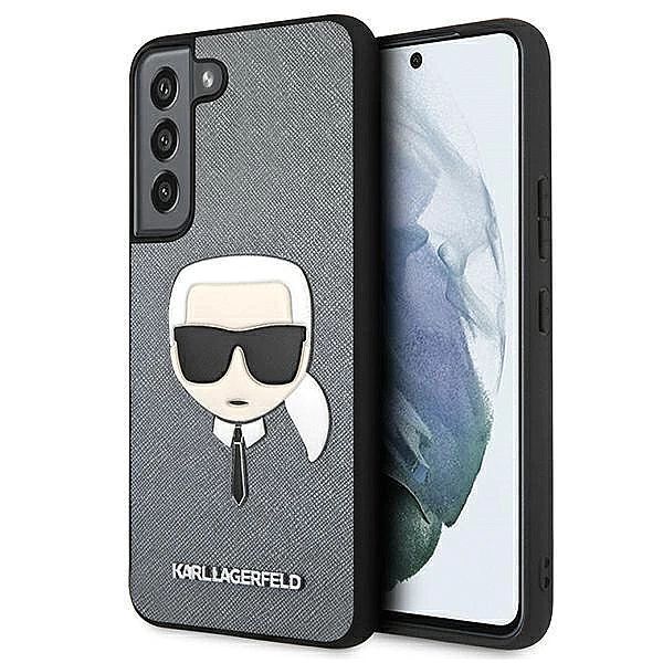 Etui Karl Lagerfeld Saffiano Ikonik Karl's Head na Samsung Galaxy S22+