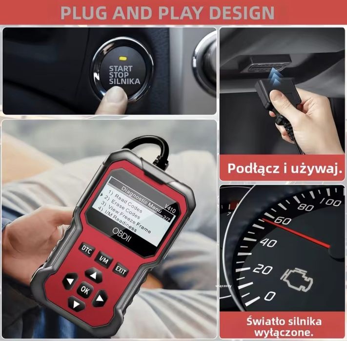 Skaner OBD2 nowy