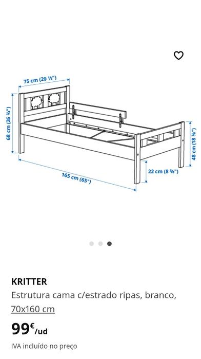 Camas de criança como novas
