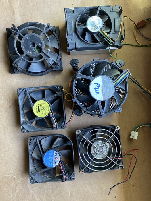 Видеокарты PCI-E + DVD приводы + кулеры — рабочие