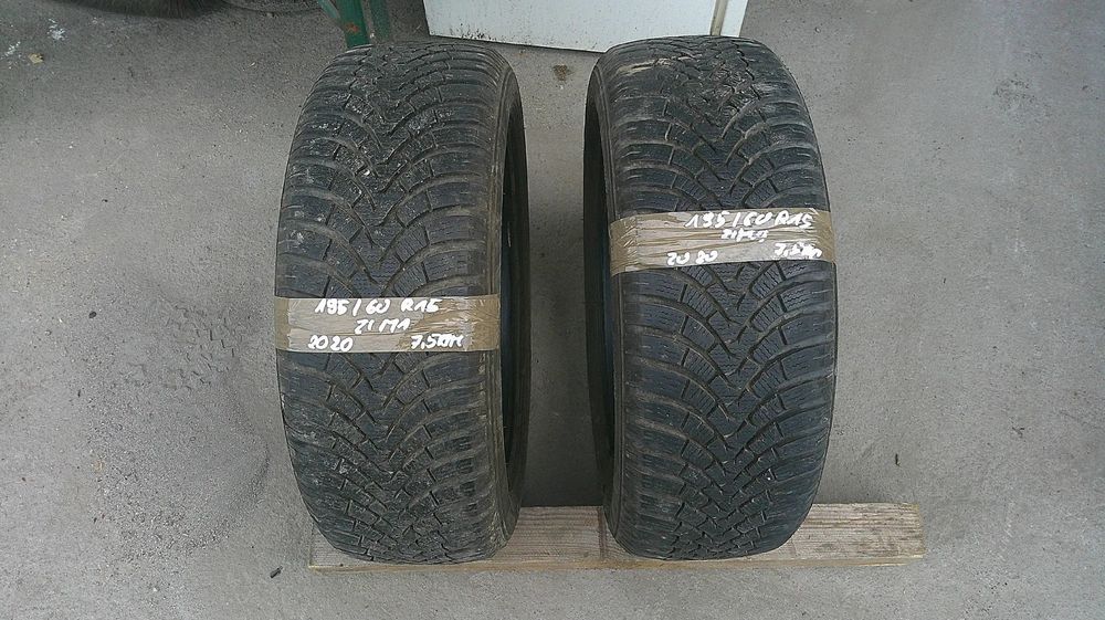 OPONY ZIMOWE 195 60 15 2SZT