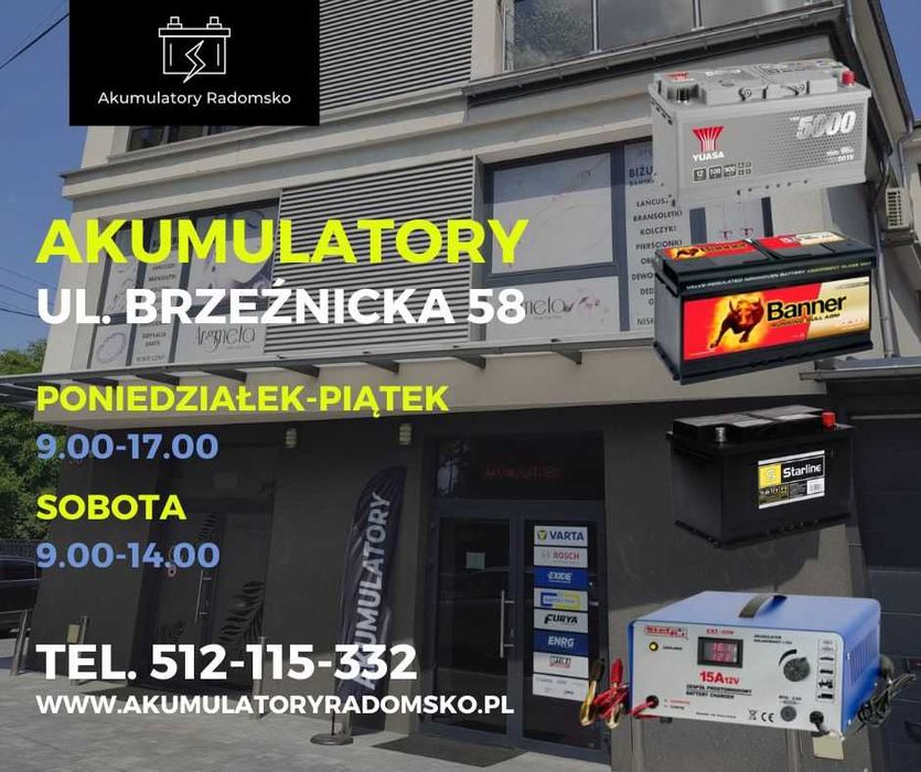 Akumulator START ECO 180Ah 1050A L+ Radomsko, Sklep Brzeźnicka 58