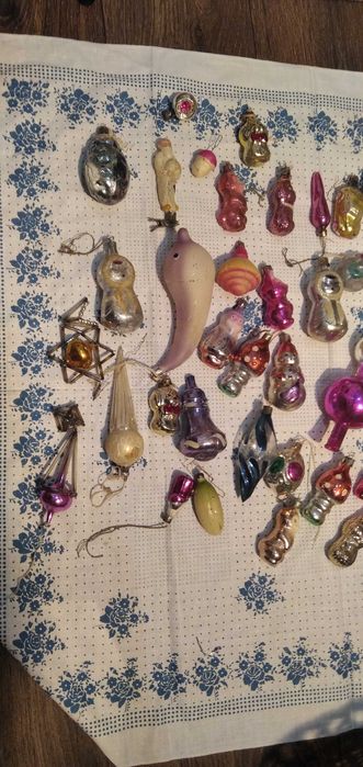 Игрушки елочные старые