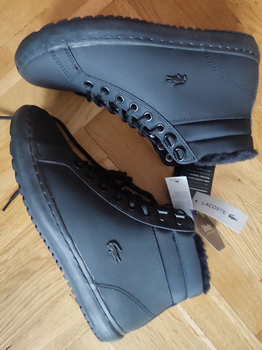 Lacoste sneakersy wysokie, oryginalne, nowe, 40