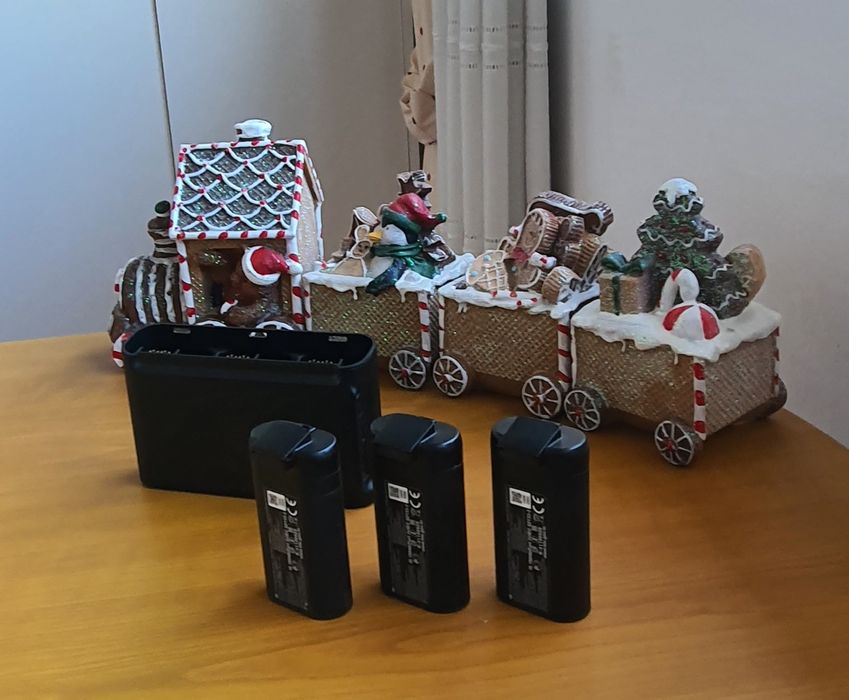 Carregador triplo + 3 baterias DJI