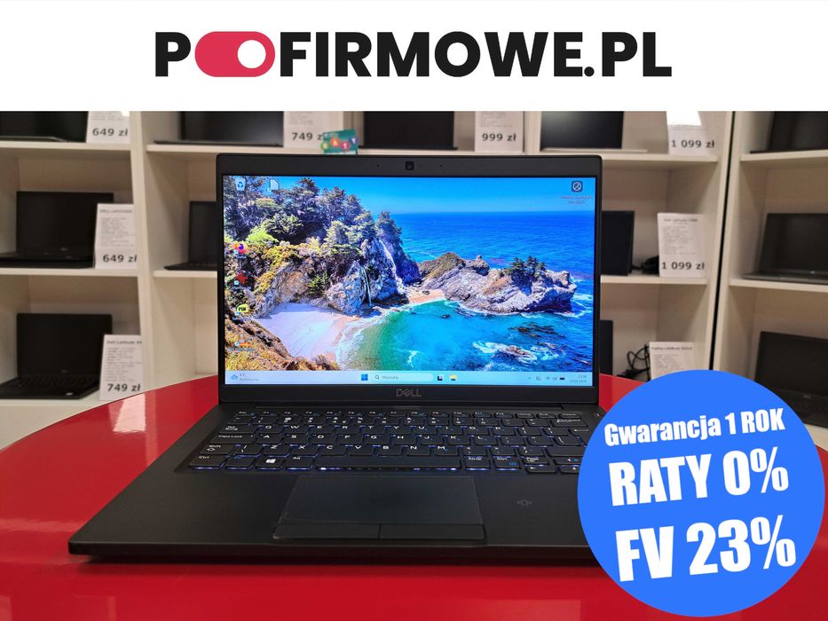 13" Dell Latitude 7390 i5-8gen 8GB 256SSD WIN11 HDMI Kamera FullHD