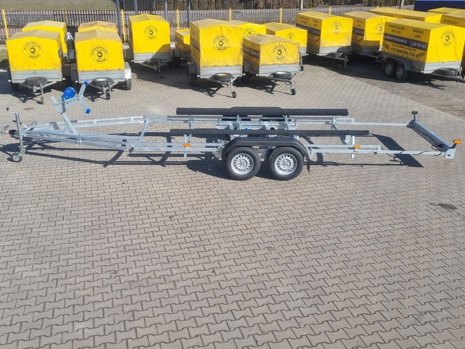 Przyczepa podłodziowa 2000 , 2500 DMC przyczepy nowe PRODUCENT do 7.8m