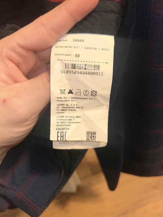 Garnitur męski Lavard
