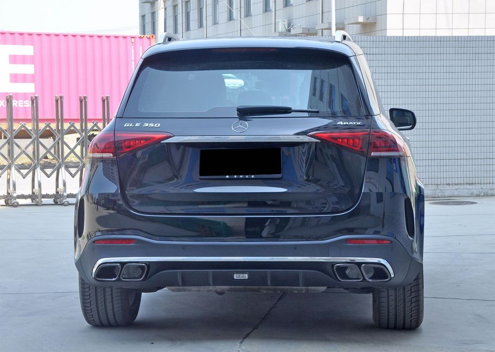 Диффузор на задний бампер Mercedes GLE W167 накладка заднего бампера