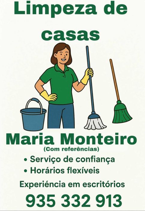 Serviços de limpeza domésticos e escritórios