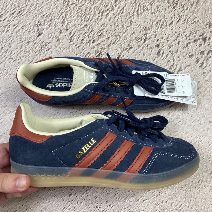 Оригінал! нові жіночі кеди adidas gazelle indoor blue jh5404