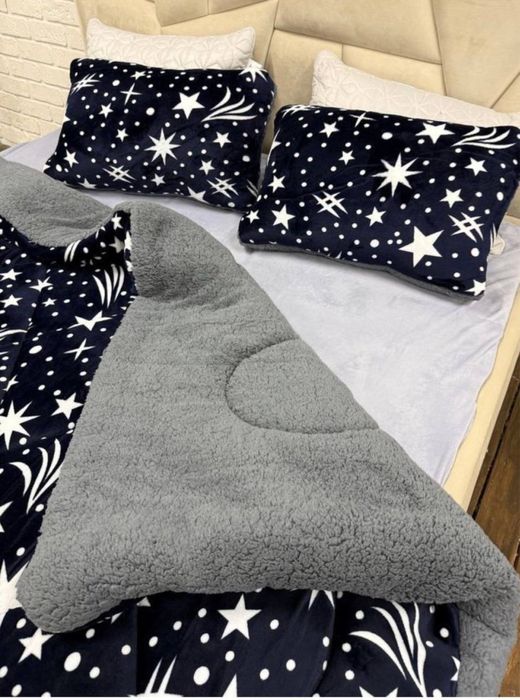 Ковдра велюрова. Велюрове покривало на ліжко на подарунок.