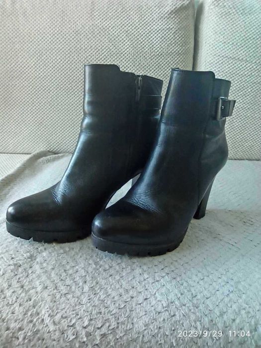 Buty zimowe, damskie, skórzane Lasocki 39