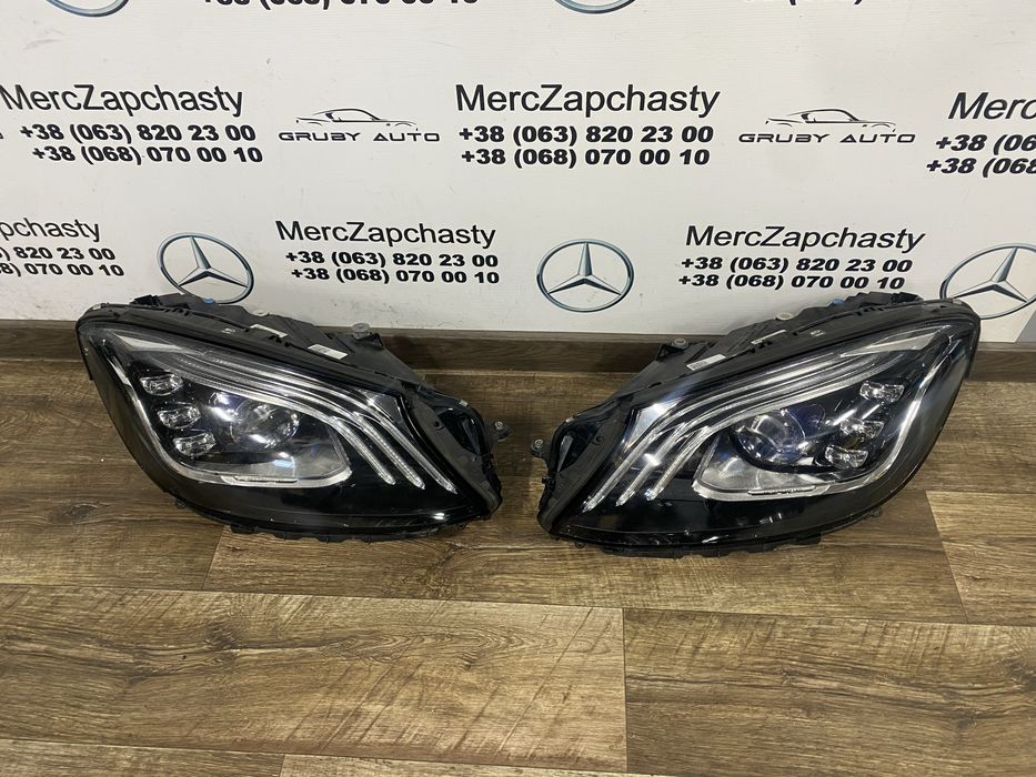 Mercedes S клас W222 фара права ліва рестайлінг Multibeam led