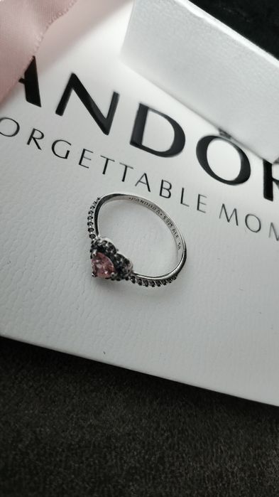 Пандора Браслет сердечко паве Pandora намисто сережки каблучка