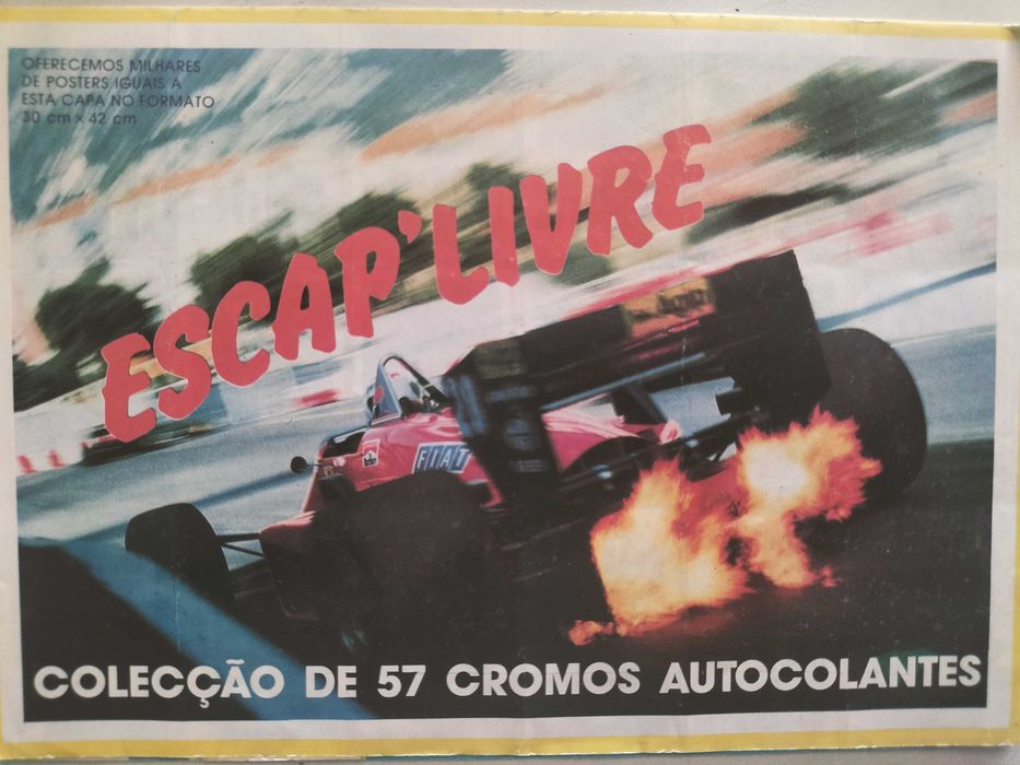 Caderneta de cromos # Fórmula 1 - ESCAP'LIVRE