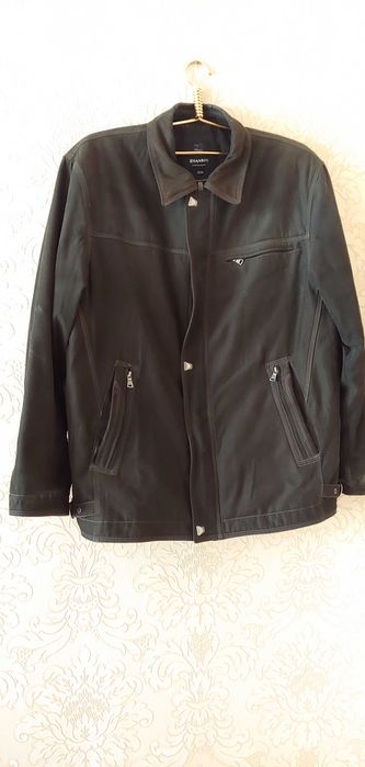 Мужская куртка, бу, замшевая куртка