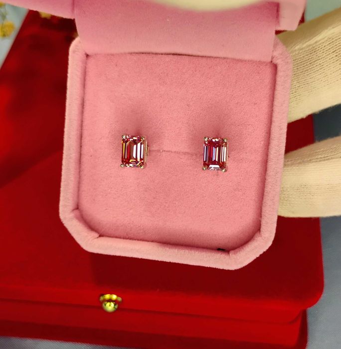 Kolczyki Diament Moissanit 2x1CT VVS1-DGratisy:)  Promocje !:)