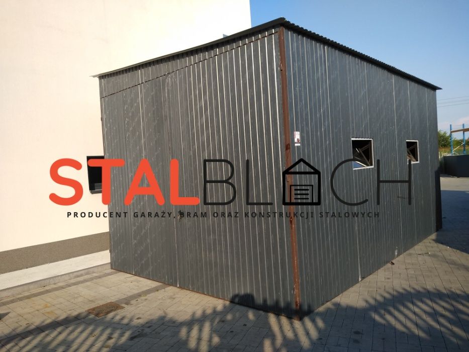 Garaż blaszany 3x5  MONTAŻ Gratis