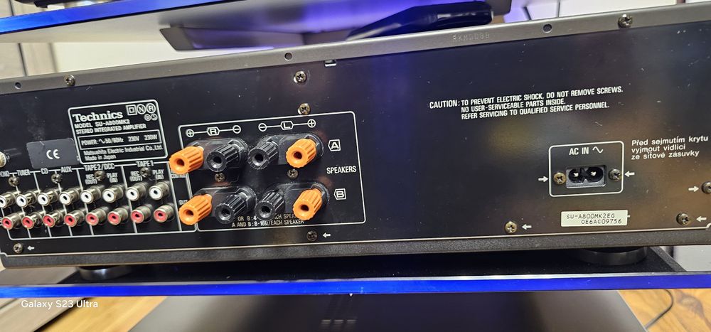 Technics SU-A800M2 zintegrowany wzmacniacz mocy+oryginalny  pilot-bdb stan