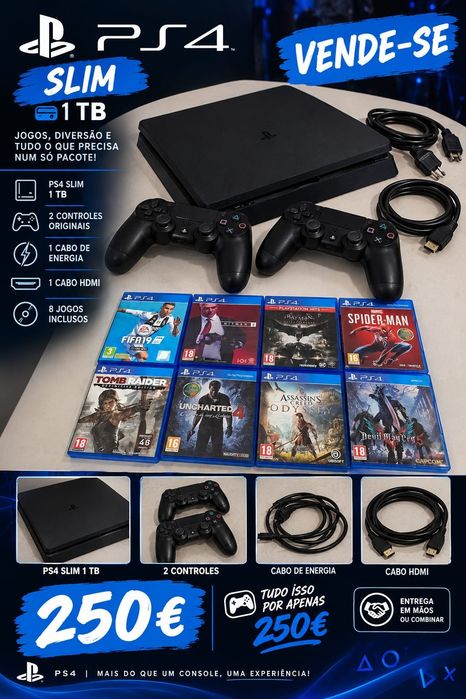 Ps4 Slim 1T a venda