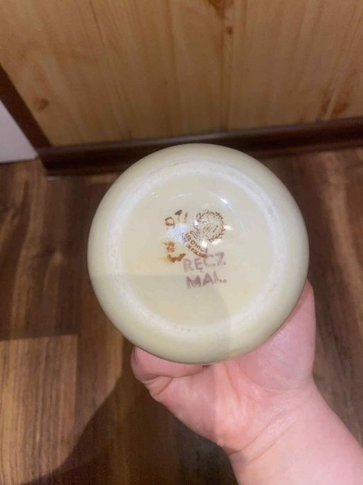 Fajans prl kobaltowy