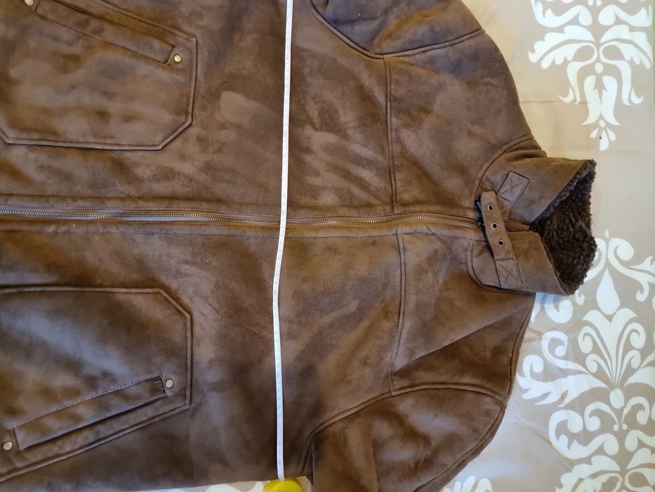 Pilotka skórzana męska