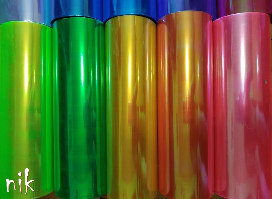 ХАМЕЛІОН та звичайна Тонувальна плівки для фар 23 відтінку ширина 30см