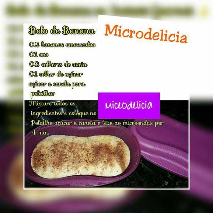 Micro-Delícia para fazer Omeletes, Pudim, Bolo Tupperware