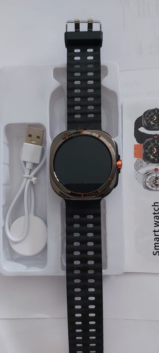 Smartwatch preto novo bluetooth talk relógio inteligente 1.52