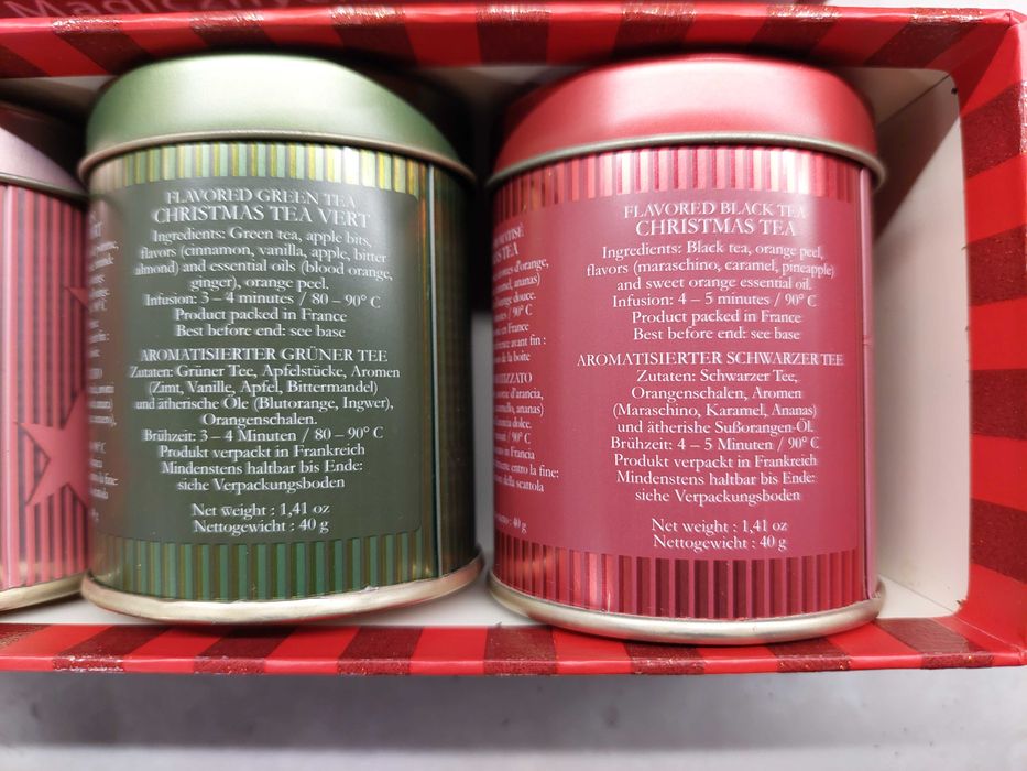 Zestaw Świąteczny - Herbata Dammann Freres + Świeczki Sojowe YUSH