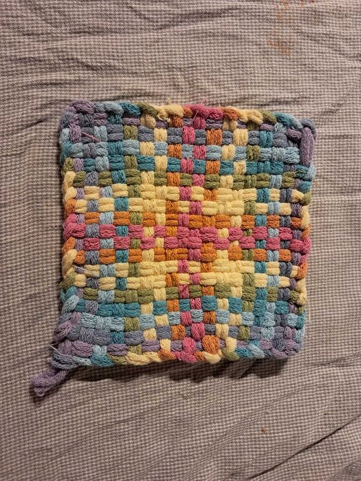 Pegador artesanal de tachos e panelas (pot holder)