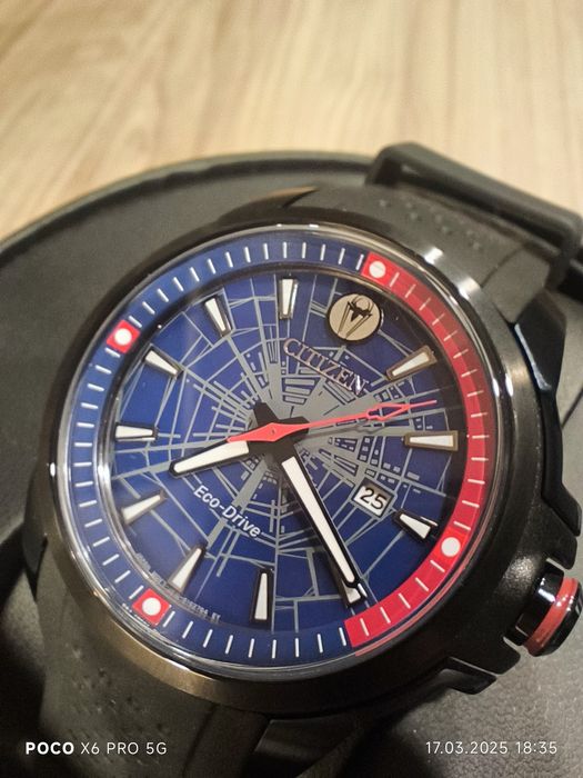 Citizen Eco Drive Marvel Spider-man AW1156-01W
